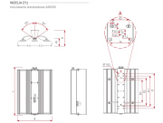 Oprawa przeciwwybuchowa EXF450LED, strefa 1,21&2,22