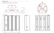 Oprawa przeciwwybuchowa EXF450LED, strefa 1,21&2,22