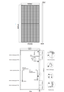 Moduł fotowoltaiczny 450W Mono Half 2094x1038x35mm 36V (srebrna rama)