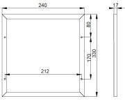 Panel słoneczny monokrystaliczny 10W Mono 330x240x17mm