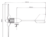 Turbina wiatrowa 1000W MAXX 1000M6-3 24V