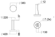 Lampa wisząca LED C90-P