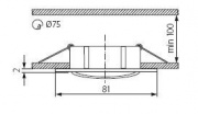 Sufitowa oprawa punktowa NAVI CTX-DT10