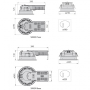 Oprawa downlight SIMEN 7213, 7218, 7226