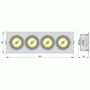 Oprawa downlight EQUAN 41C