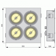 Oprawa downlight EQUAN 22C