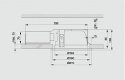 Oprawa downlight 8034XE