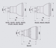 Żarówka LED GU-10D