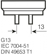 Świetlówka specjalistyczna LUMILUX SPLIT control T8