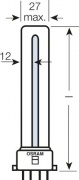Świetlówka kompaktowa OSRAM DULUX S/E 2G7