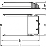 Statecznik POWERTRONIC FIT I ECG for HID lamps, with cable clamp