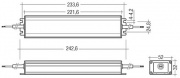 Zasilacz stałonapięciowy TALEXXconverter LCU 60 W 12/24 V outdoor IP67