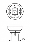 Świetlówka kompaktowa MASTER PL-T Xtra 4 pinowe GX24q
