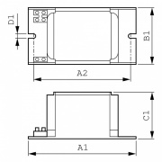 Statecznik elektromagnetyczny HID-HeavyDuty BSN semi-parallel SON/CDO/MH/HPI