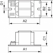 Statecznik elektromagnetyczny HID-Basic BSN/BMH MK4 semi-parallel SON/CDO/CDM/MH/HPI