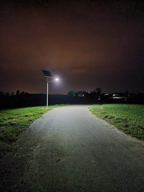 Oświetlenie drogi gminnej w gminie Rogowo, woj. kujawsko-pomorskie