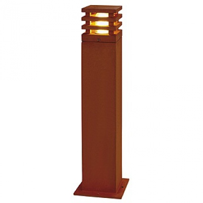 Rusty 70 kwadratowa lampa zewnętrzna z żelaza