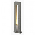 ARROCK ARC Gu10 floor lamp, Granite, salt & pepper, Gu10, max. 35W