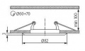 Sufitowa oprawa punktowa ARGUS CT-2114-C/M