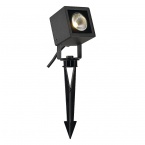 Small Square Led Spot Light, Kwadrat, Antracyt, 6w, 3000k