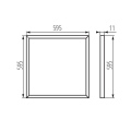 Panel LED Bravo Pu36w6060nw W